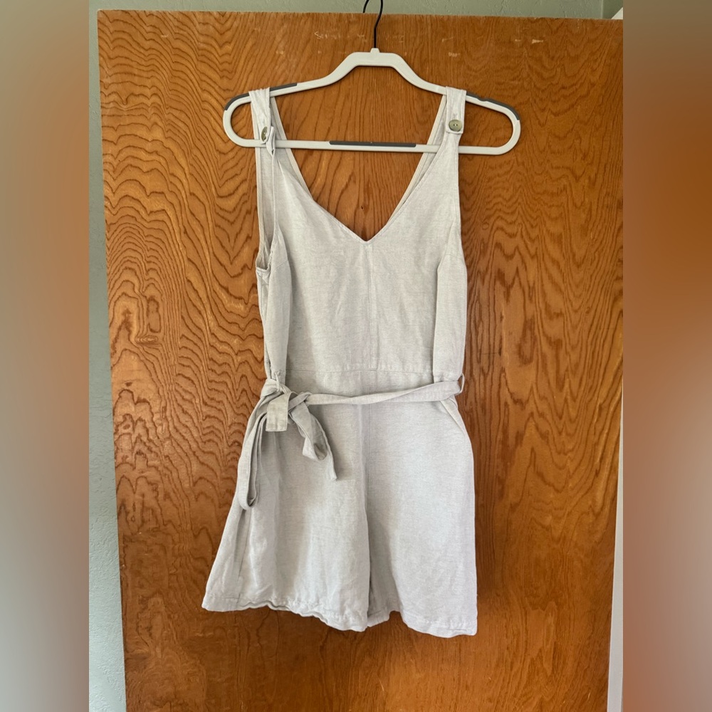 & Other Stories Linen Viscose Blend Romper